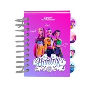 Safta K-Pop Demon Hunters Bloc de Notas - Formato A7 - 80 Hojas de 80 g/m2 - Espiral - Tapas Duras - 4 Separadores Interiores - 7.4x10.5cm - Multicolor
