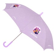 Safta K-Pop Demon Hunters Iconic Paraguas Automatico - Diametro de 60cm - Cupula con 8 Paneles - Punta de PVC - Asa Engomada - Poliester - Color Lavanda