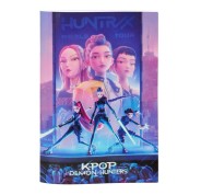 Safta K-Pop Demon Hunters Libreta Grapada - Formato A4 - Cuadricula de 5x5mm - Cantos Redondeados - 20.5x29.7cm - Multicolor