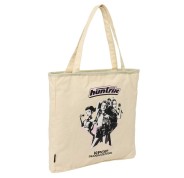 Safta K-Pop Demon Hunters Star Tote Bag Bolsa de Tela - Cremallera - Bolsillo Interior - Asas de Mano - 36x38x6.5cm - Color Beige