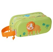 Safta Leon Portatodo - Cremallera - Asa Lateral - Color Verde Claro