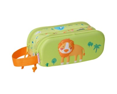 Safta Leon Portatodo - Cremallera - Asa Lateral - Color Verde Claro