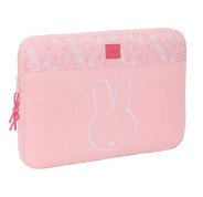 Safta Miffy Flores Funda para Portatil hasta 15.6\" - Alojamiento Acolchado - 3.8L - 395x35x275mm - Color Rosa