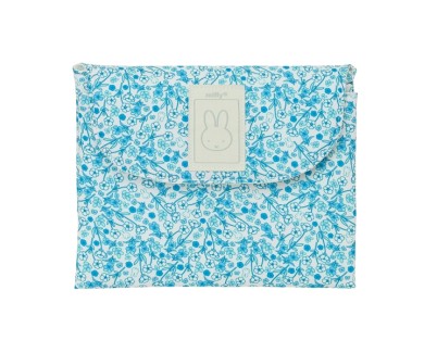 Safta Miffy Mum Garden Cambiador de Bebe Plegable - Repelente de agua - Compacto - Facil de Limpiar - 400x500mm - Color Azul Claro