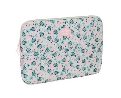 Safta Minnie Mouse Minty Funda para Portatil hasta 15.6\" - Interior Acolchado - 3.80L - Proteccion contra Golpes - 395x35x275mm - Color Rosa Pastel