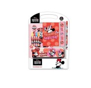 Safta Minnie Mouse Naive Pack Escolar con Plumier Metalico - Lapiz - 4 Rotuladores - Regla 15cm - Sacapuntas - Goma - Libreta A4 - Bloc de Notas A6 - 270x30x375mm - Color Rosa