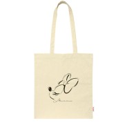 Safta Minnie Mouse Tote Bag Bolsa de Tela - Asas de Mano - Color Beige