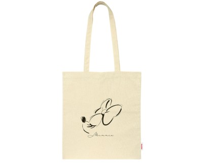 Safta Minnie Mouse Tote Bag Bolsa de Tela - Asas de Mano - Color Beige