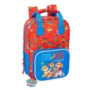 Safta Paw Patrol Cool Mochila Infantil - Adaptable a Carro - Bolsillo Frontal - Tarjeta de Identificacion - Hombreras Acolchadas - Asa Forrada - 4.5L - 200x80x280mm - Color Rojo y Azul