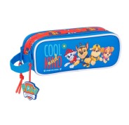 Safta Paw Patrol Cool Portatodo - 2 Compartimentos con Cremalleras - Asa Lateral - 1L - 210x60x80mm - Color Azul