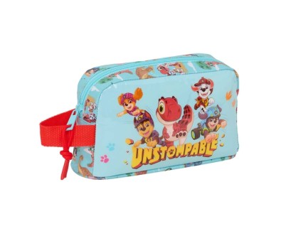 Safta Paw Patrol Dino Rescue Bolsa Isotermica Porta Alimentos - Asa de Mano Lateral - Cremallera - 21.5x12x6.5cm - Color Azul Pastel