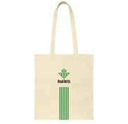 Safta Real Betis Balompie Tote Bag Bolsa de Tela - Asas de Mano - Color Beige