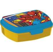 Safta Spider-Man Attack Sandwichera - PVC Sin BPA - Rectangular - 17x5.6x13.3cm - Color Amarillo