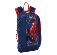 Safta Spider-Man Mini Mochila - Hombreras Ergonomicas - Asas de Mano - 8.5L - Espalda Acolchada - Ajustables en Hombreras - Ideal para Uso Diario - 220x100x390mm - Color Azul Marino