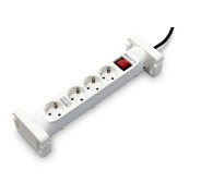 Salicru Regleta SPS SAFE 4S Protectores Electricos Activos de Ultima Generacion - 4 Tomas Schuko - Color Blanco