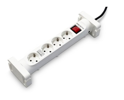 Salicru Regleta SPS SAFE 4S Protectores Electricos Activos de Ultima Generacion - 4 Tomas Schuko - Color Blanco