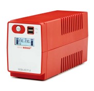 Salicru SPS 500 SOHO+ IEC Sistema de Alimentacion Ininterrumpida - SAI/UPS - 500 VA - Line-interactive - Doble Cargador USB - Tipo de Tomas IEC - Color Rojo