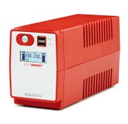 Salicru SPS 650 SOHO+ IEC Sistema de Alimentacion Ininterrumpida - SAI/UPS - 650 VA - Line-interactive - Doble Cargador USB - Tipo de Tomas IEC - Color Rojo