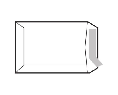 Sam Pack de 250 Sobres de Papel Offset 100grs - Medidas 250x353mm - Autoadhesivo con Tira de Silicona - Color Blanco