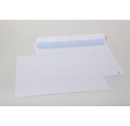 Sam Pack de 250 Sobres de Papel Offset 90grs - Medidas 190x250mm - Autoadhesivo con Tira de Silicona - Color Blanco