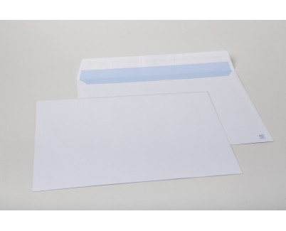 Sam Pack de 250 Sobres de Papel Offset 90grs - Medidas 190x250mm - Autoadhesivo con Tira de Silicona - Color Blanco