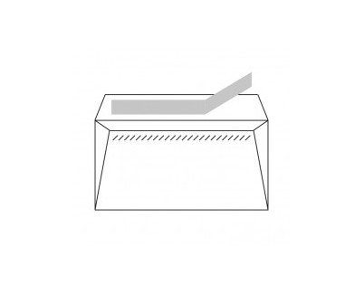 Sam Pack de 500 Sobres Americanos de Papel Offset 90grs - Medidas 115x225mm - Autoadhesivo con Tira de Silicona - Color Blanco