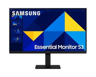 Samsung Essential S3 Monitor 24\" IPS FullHD 100Hz - Respuesta 5ms - HDMI - VESA  100x100mm - Color Negro