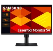Samsung Essential S4 Monitor 27\" IPS FullHD 100Hz - Respuesta 5ms - Ajustable en Altura, Giratorio e Inclinable - USB, HDMI, DisplayPort - VESA 100x100mm - Color Negro