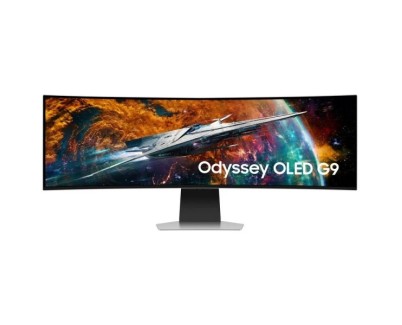 Samsung G95SC Odyssey OLED Monitor 49\" Curvo 1800R OLED DQHD 240Hz FreeSync Premium Pro - Respuesta 0.03ms - Altavoces Incorporados - WiFi, Bluetooh 5.2, HDMI, USB 3.2 - VESA 100x100mm