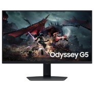 Samsung Odyssey G5 G50D Monitor 27" IPS QHD 180Hz FreeSync - Respuesta 1ms - Regulable en Altura, Giratorio e Inclinable - HDMI, DisplayPort - VESA 100x100mm - Color Negro