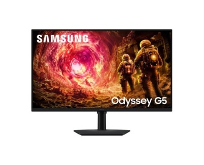 Samsung Odyssey G5 G50F Monitor 32\" IPS QHD 180Hz FreeSync G-Sync HDR10 - Respuesta 1ms - Regulable en Altura, Giratorio e Inclinable - HDMI, DisplayPort - VESA 100x100mm - Color Negro