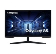 Samsung Odyssey G5 Monitor 27\" LED VA Curvo 1000R WQHD 144Hz FreeSync Premium - Respuesta 1ms - Angulo de Vision 178º - 16:9 - HDMI, DP - VESA 75x75mm