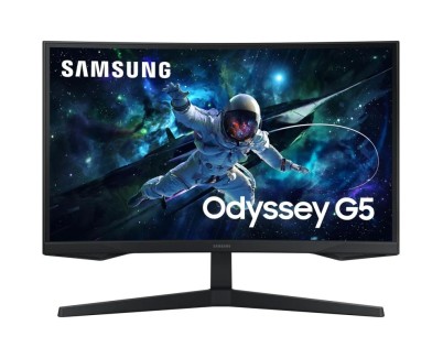 Samsung Odyssey G5 Monitor 27\" LED VA Curvo QHD 165Hz FreeSync - Respuesta 1ms - Angulo de Vision 178º - HDMI, DisplayPort - VESA 75x75mm