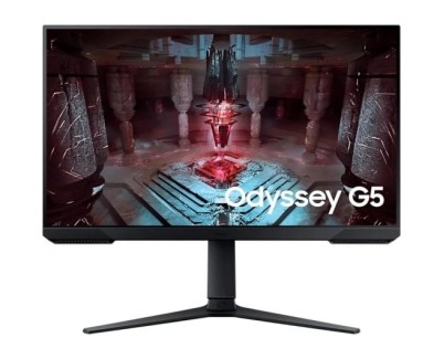 Samsung Odyssey G5 Monitor 27\" LED VA QHD 165Hz FreeSync Premium - Respuesta 1ms - Ajustable en Altura, Giratorio e Inclinable - Angulo de Vision 178º - HDMI, DisplayPort - VESA 100x100mm