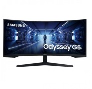 Samsung Odyssey G5 Monitor Curvo LED 34\" UltraWide QHD 165Hz - AMD FreeSync - Respuesta 1ms - 21:9 - HDMI, DP - VESA 75x75 - Color Negro