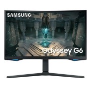 Samsung Odyssey G6 Monitor 27\" LED VA Curvo QHD 240Hz FreeSync Premium Pro - Respuesta 1ms - Ajustable en Altura, Giratorio e Inclinable - Angulo de Vision 178º - Modo Smart TV - WiFi, Bluetotth, HDMI, USB,DP - VESA 100x100mm