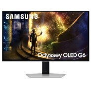 Samsung Odyssey G6 Monitor 27\" OLED QHD 240Hz FreeSync y G-SYNC - Respuesta 1ms - Ajustable en Altura e Inclinable - Angulo de Vision 178º - HDMI, DisplayPort - VESA 100x100mm