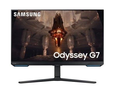 Samsung Odyssey G7 Monitor 28\" LED IPS UltraHD 4K 144Hz FreeSync Premium Pro - Respuesta 1ms - Regulable en Altura, Giratorio e Inclinable - 16:9 - Angulo de Vision 178º - Altavoces Incorporados - USB, HDMI, DisplayPort - VESA 100x100mm