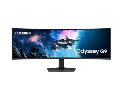 Samsung Odyssey G95C Monitor 49\" LED Curvo DWQHD 240Hz FreeSync Premium Pro - Respuesta 1ms - Ajustable en Altura, Giratorio e Inclinable - Angulo de Vision 178º - 32:9 - HDMI, USN 3.0, DisplayPort - VESA 100x100mm