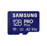 Samsung PRO Plus Tarjeta Micro SDXC 128GB UHS-I U3 A2 V30 Clase 10 con Adaptador SD