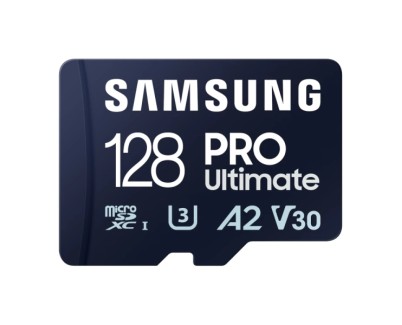 Samsung PRO Ultimate Tarjeta Micro SDXC 128GB UHS-I U3 A2 V30 con Adaptador SD