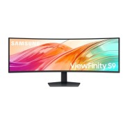 Samsung ViewFinity S9 S95UF Monitor 49" VA Curvo Dual QHD 120Hz HDR - Respuesta 5ms - Altavoces 10W - Ajustable en Altura, Giratorio e Inclinable - 32:9 - HDMI, DisplayPort, USB - VESA 100x100mm - Color Negro