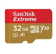 Sandisk Extreme Tarjeta Micro SDHC 32GB UHS-I U3 A1 Clase 10 100MB/s + Adaptador SD