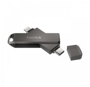 Sandisk IXpand Luxe Memoria USB-C y Lightning 64GB - Color Negro (Pendrive)