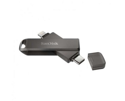 Sandisk IXpand Luxe Memoria USB-C y Lightning 64GB - Color Negro (Pendrive)