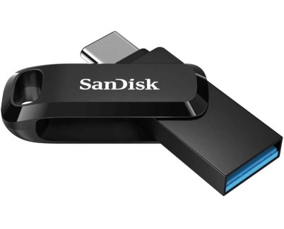 Sandisk Ultra Dual Drive Go Memoria USB-C y USB-A 256GB - Hasta 150MB/s de Lectura - Color Negro (Pendrive)