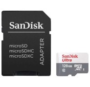 Sandisk Ultra Tarjeta Micro SDXC 128GB UHS-I U1 Clase 10 100MB/s + Adaptador SD