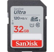 Sandisk Ultra Tarjeta SDHC 32GB UHS-I Clase 10 120MB/s