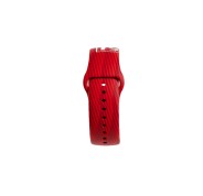 Savefamily Correa de Silicona para Savewatch Plus Edicion Atletico de Madrid - Color Roja