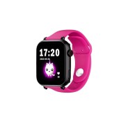 Savefamily Reloj Inteligente Infantil SaveWatch Plus con GPS y Llamada - IP67 - Boton SOS - Carcasa Negra - Correa Silicona Lollipop